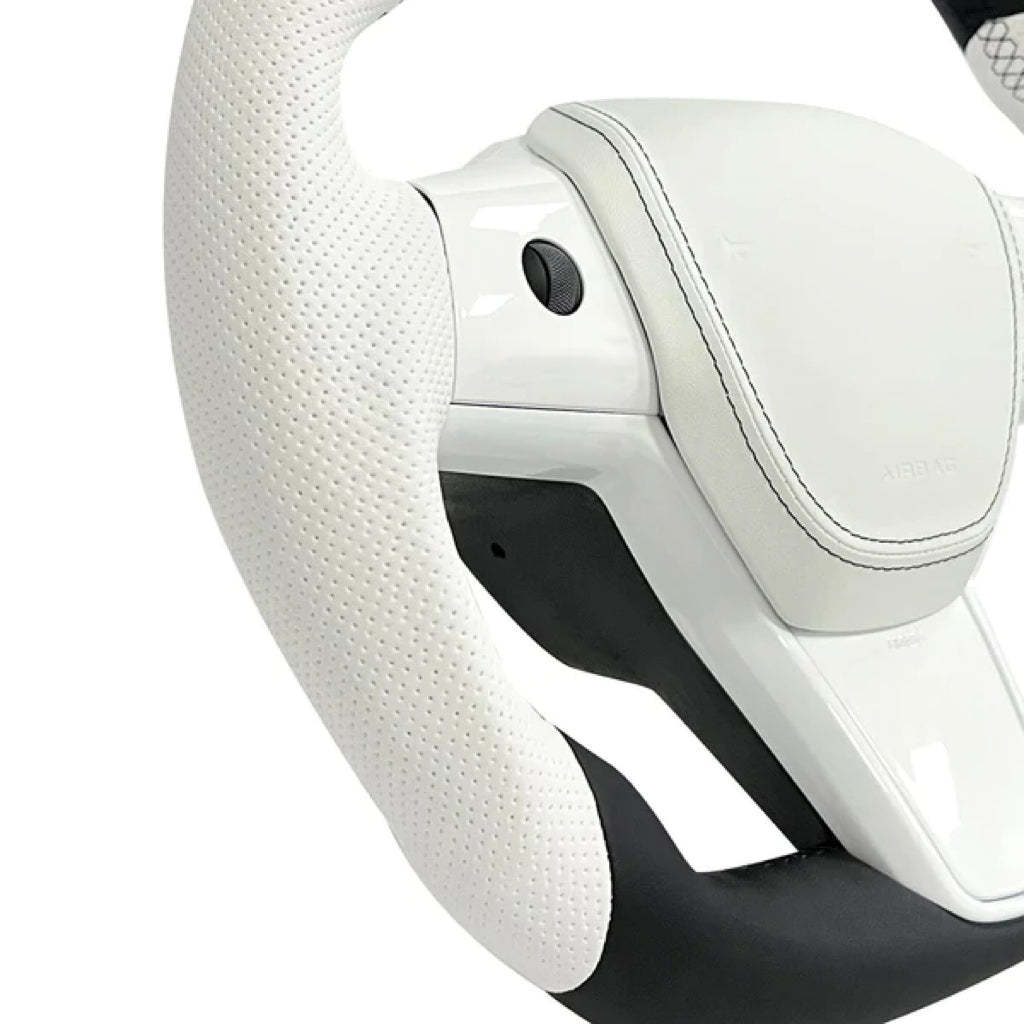 TESEVO LED Sport Leather Steering Wheel for Model 3/Y 【Style 20】