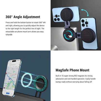 TESEVO Dashboard Magnetic Phone Mount-TESEVO