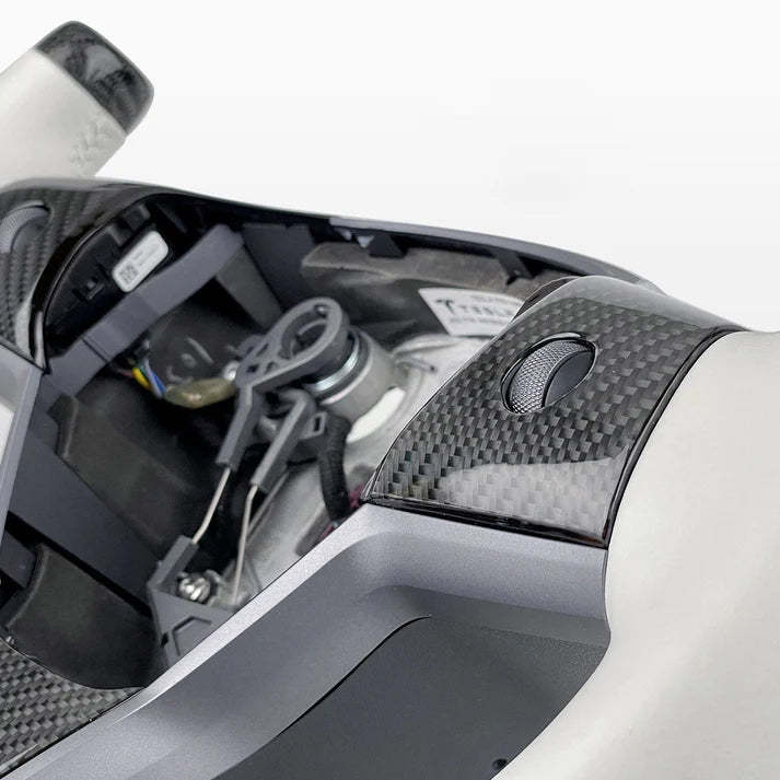 Yoke Steering Wheel for Model 3 / Y Carbon Fiber 【Style 3】-TESEVO