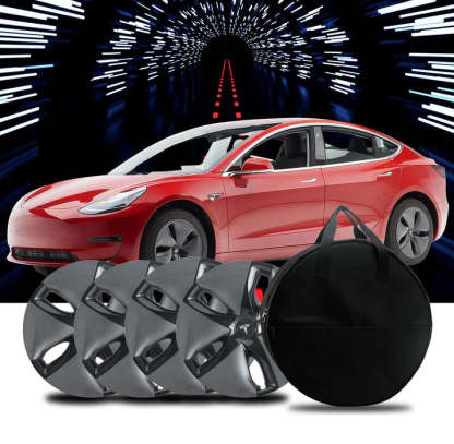 Wheel Cover Storage Hub Cap Storage Bag for 2017-2023 Model 3 Model Y 18” 19” Wheel Cover-TESEVO