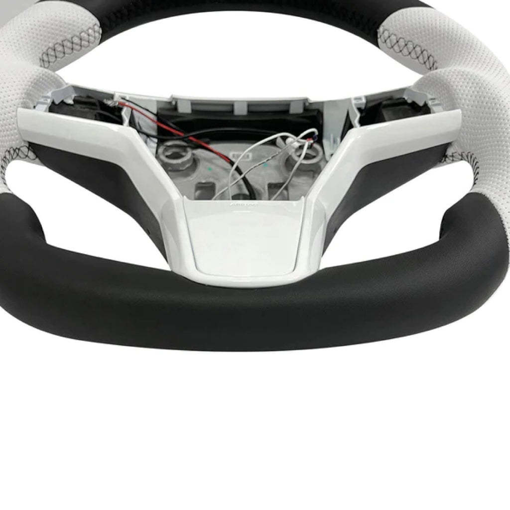 TESEVO LED Sport Leather Steering Wheel for Model 3/Y 【Style 20】