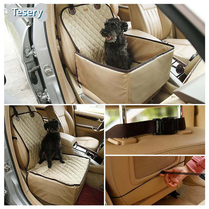 TESEVO Waterproof Car Dog Seat Cover for Model 3/Y/S/X-TESEVO