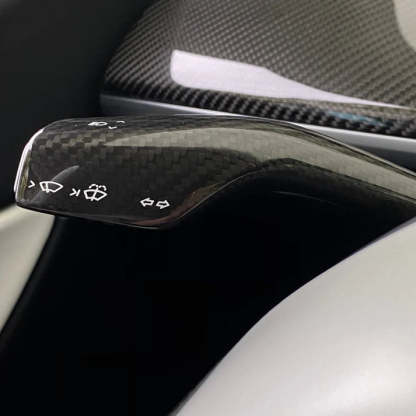 TESEVO Turn Signal Gear Shift Covers Carbon Fiber for Model 3/Y-TESEVO