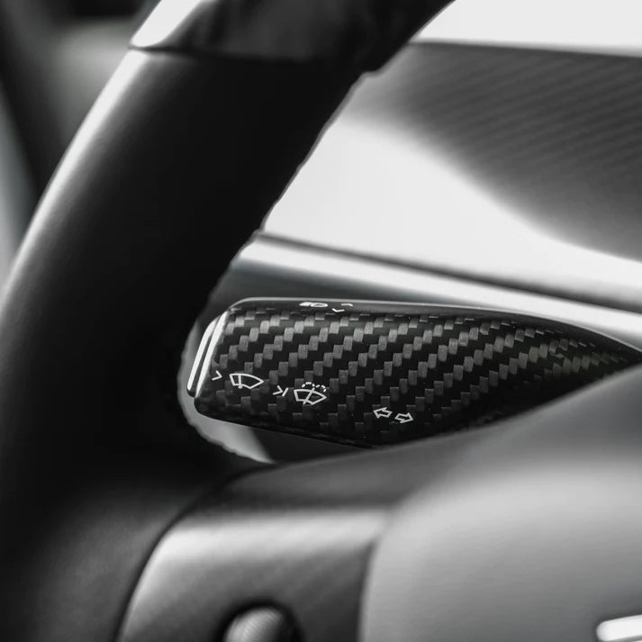 TESEVO Turn Signal Gear Shift Covers Carbon Fiber for Model 3/Y-TESEVO