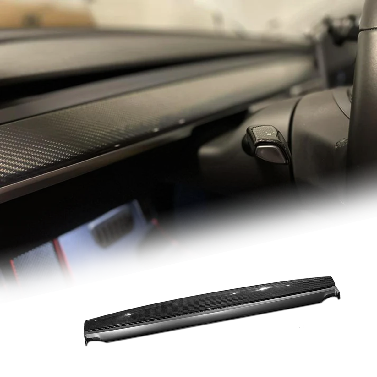 TESEVO Replacement Dashboard Real Carbon Fiber for Model 3/Y-TESEVO