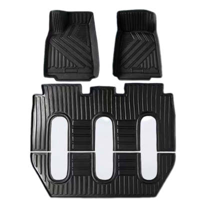 TESEVO All Weather TPE Floor Mats for Model X 7 Seats