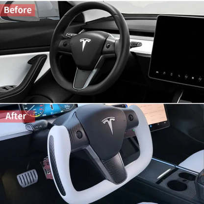 TESEVO Yoke Steering Wheel for Tesla Model 3/Y [Style 37]-TESEVO