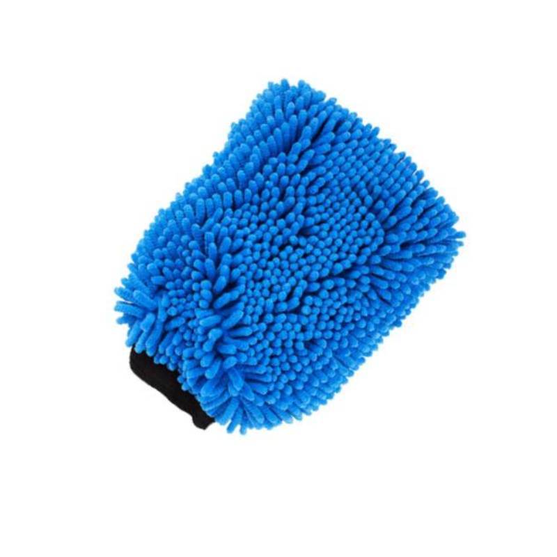 Premium Chenille Car Wash Gloves 2pcs Coral velvet-TESEVO