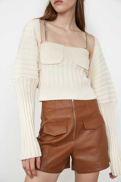 Fatimah White Knit Set