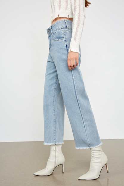 Auria Light Blue Ankle Jeans