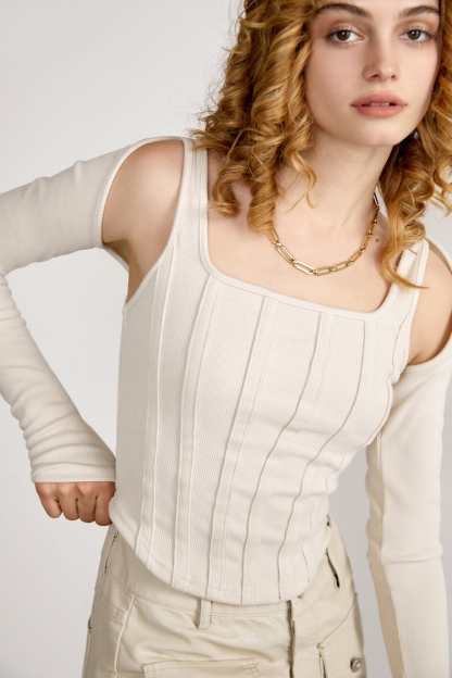 Kiera Ivory Cardigan & Tank Top Set