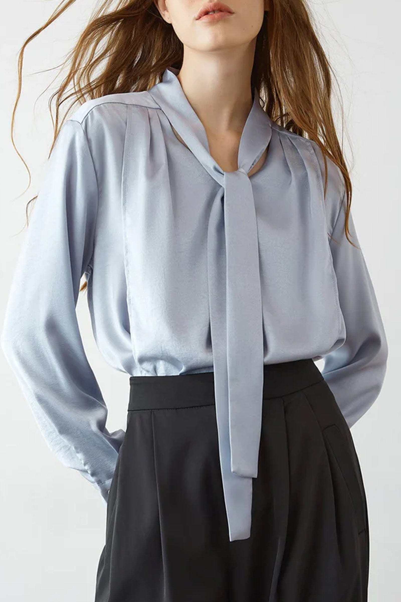 Eleni Cornflower Tie Shirt