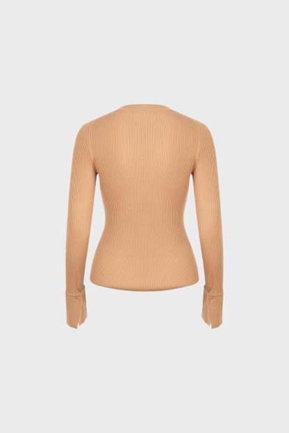 Jareth Peru Premium Wool Ribbed Sweater