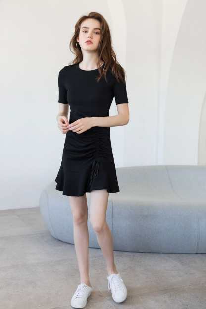 Sofia Black Mini Dress