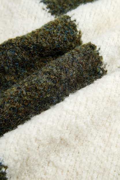 Ryan Dark Green V-Neck Sweater