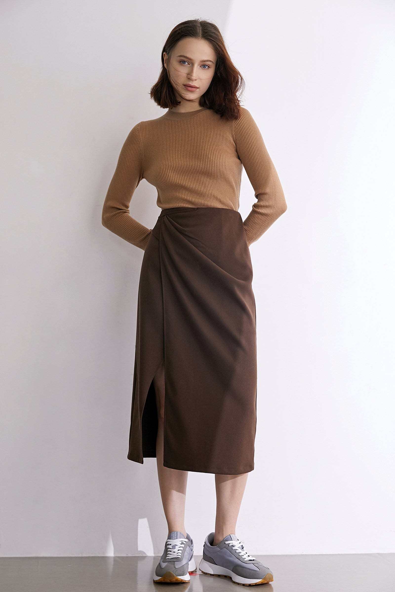 Jareth Peru Premium Wool Ribbed Sweater