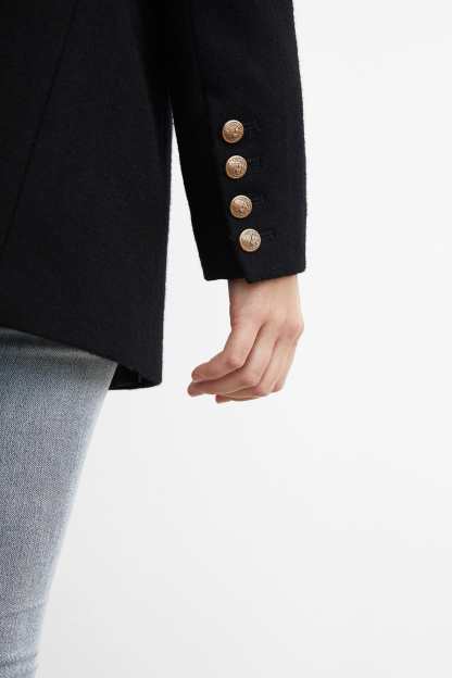 Hannah Black Blazer Jacket