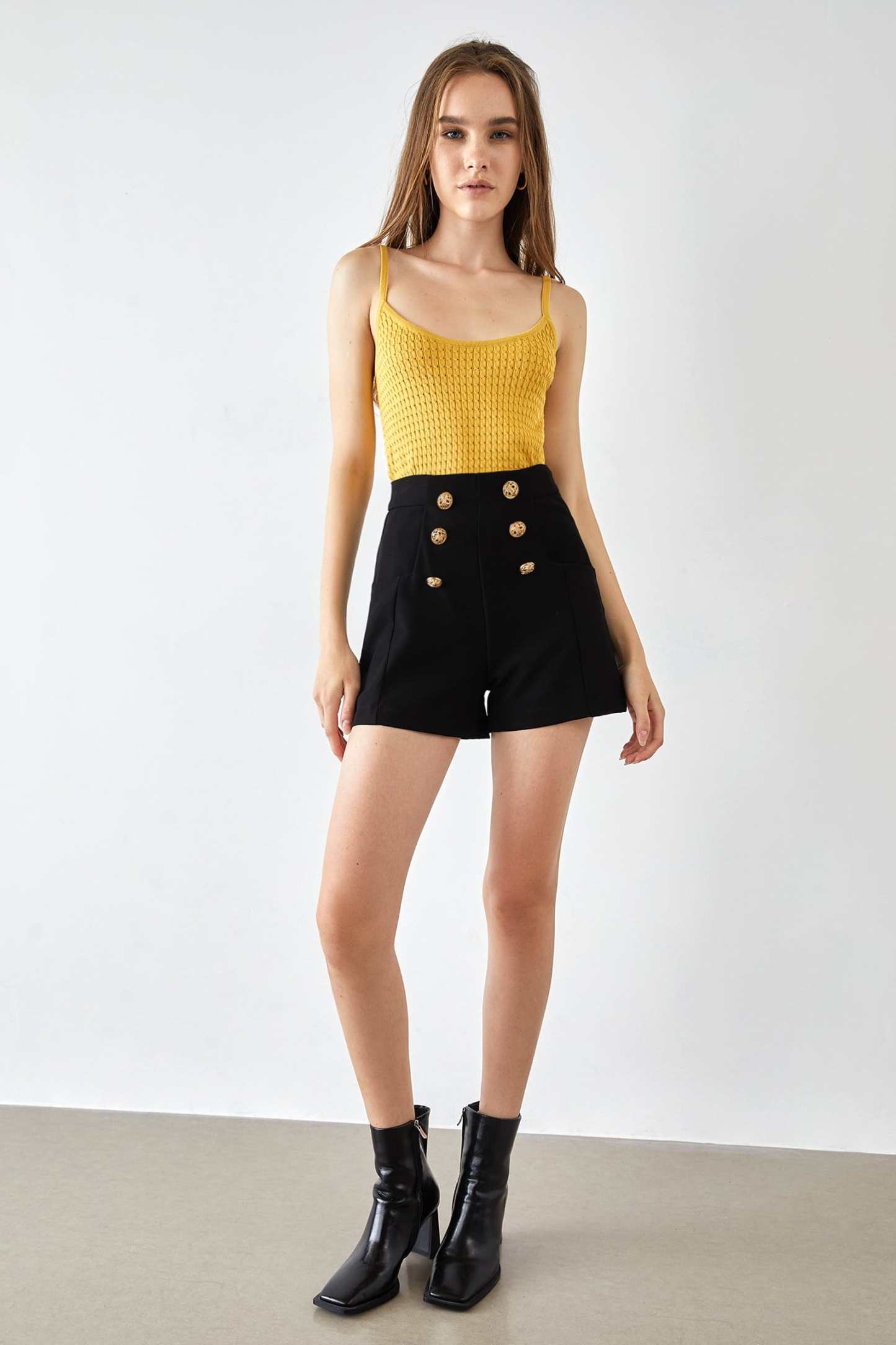 Violette Black  Nautical Shorts