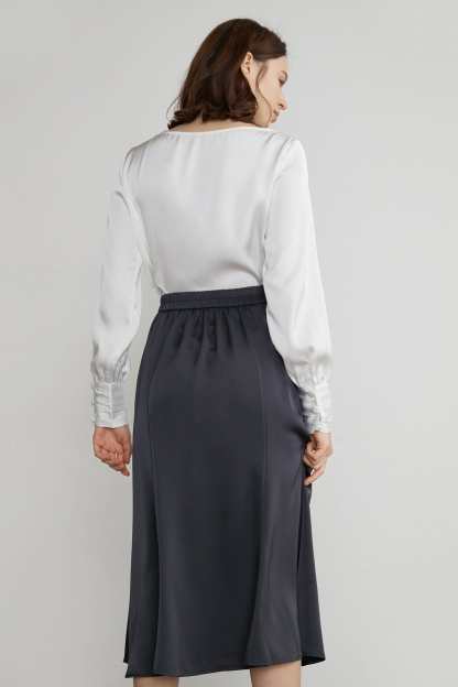 Halley White Cut-Out Blouse