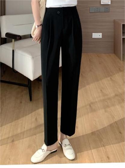Sloan Black Harlan high-Waisted Pants