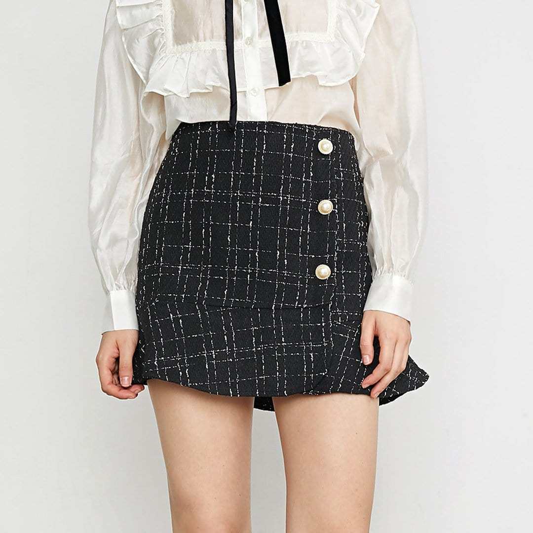 Joella White Ruffle Blouse