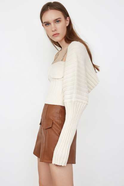Fatimah White Knit Set
