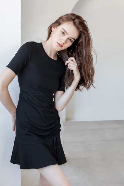 Sofia Black Mini Dress