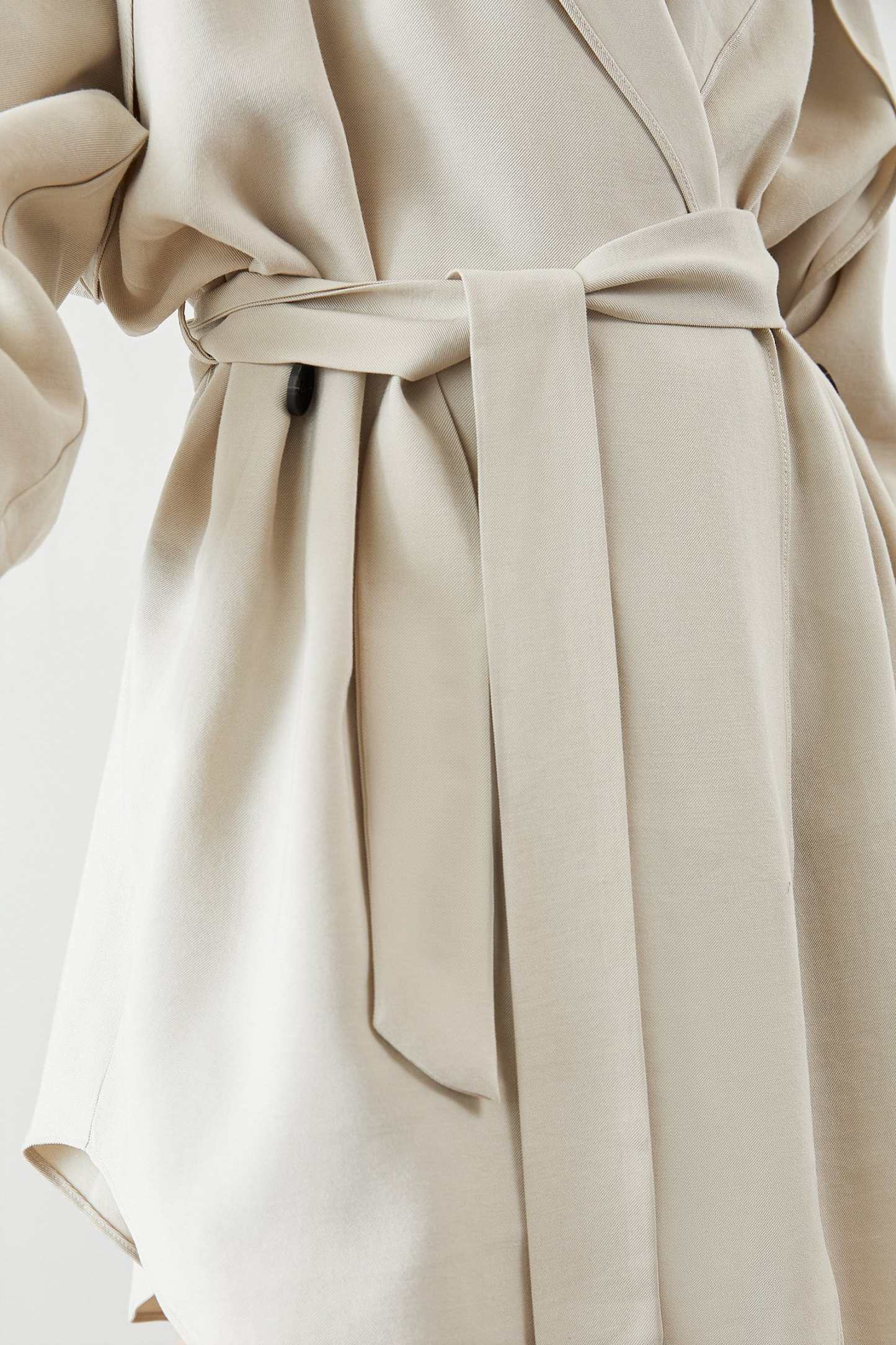 Jaida Beige Medium Sleeve Jacket