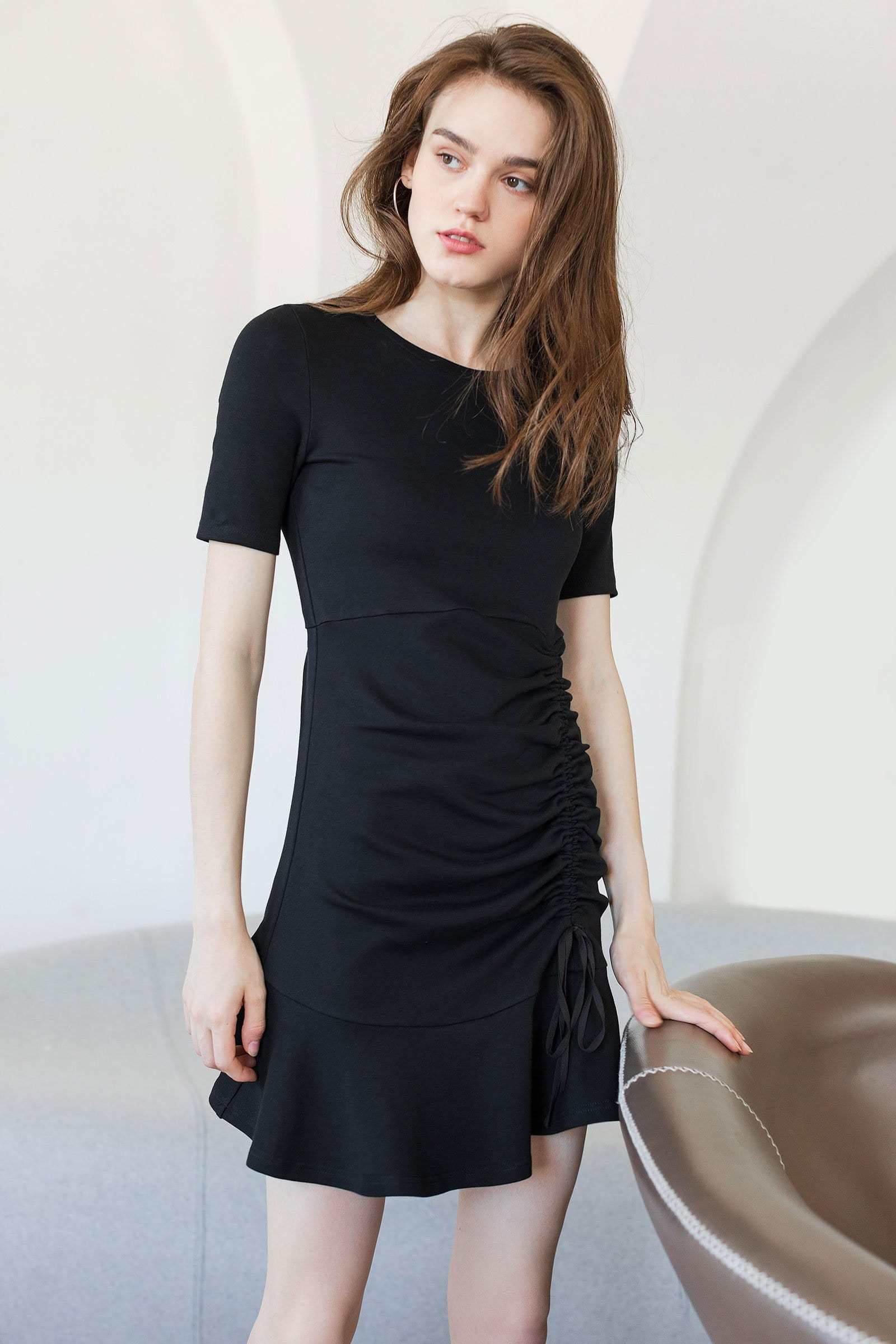 Sofia Black Mini Dress