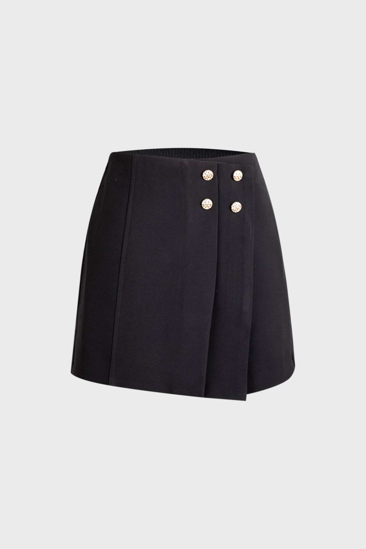 Brystol Black Asymmetrical Skirt