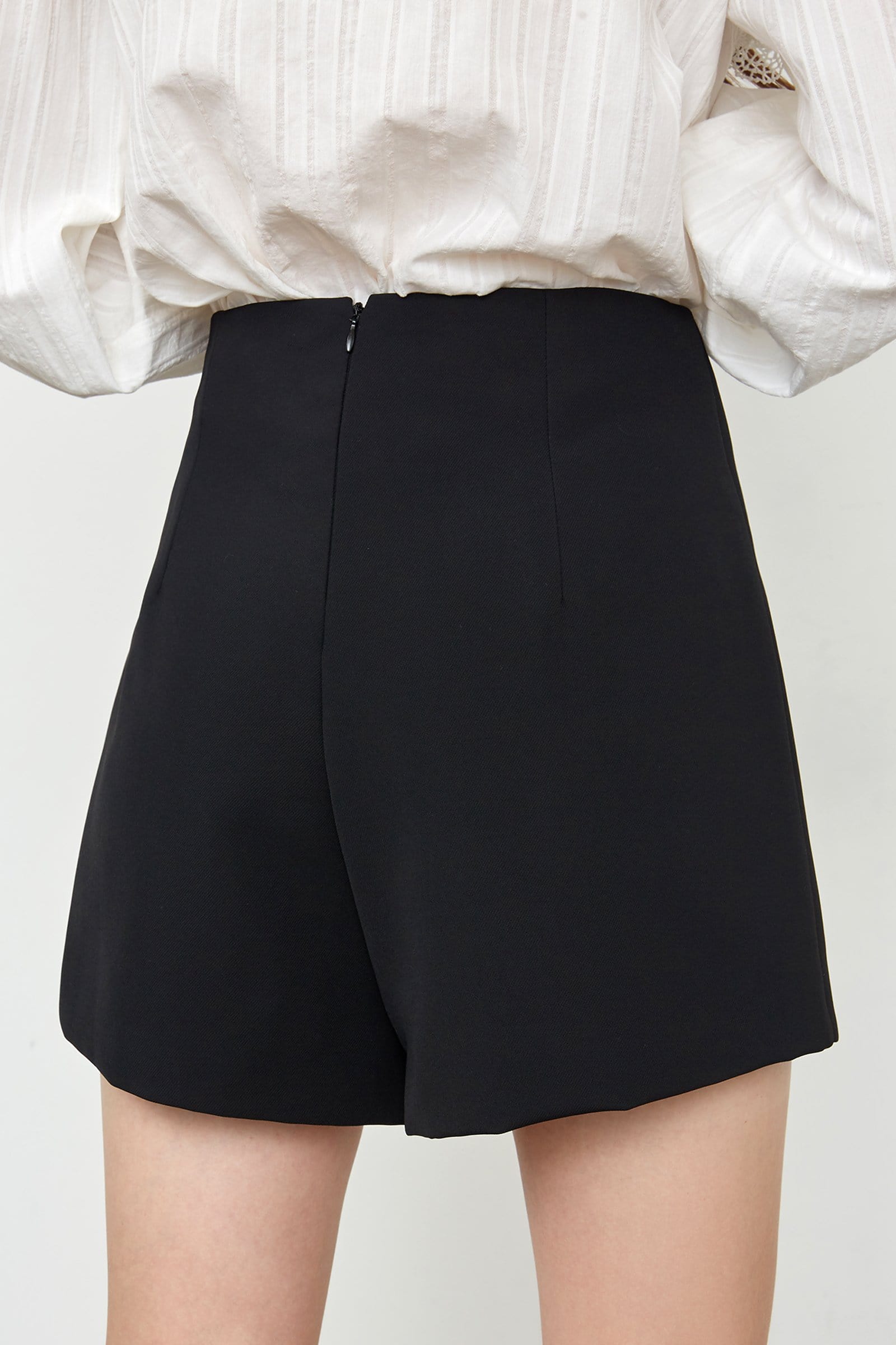 Brystol Black Asymmetrical Skirt