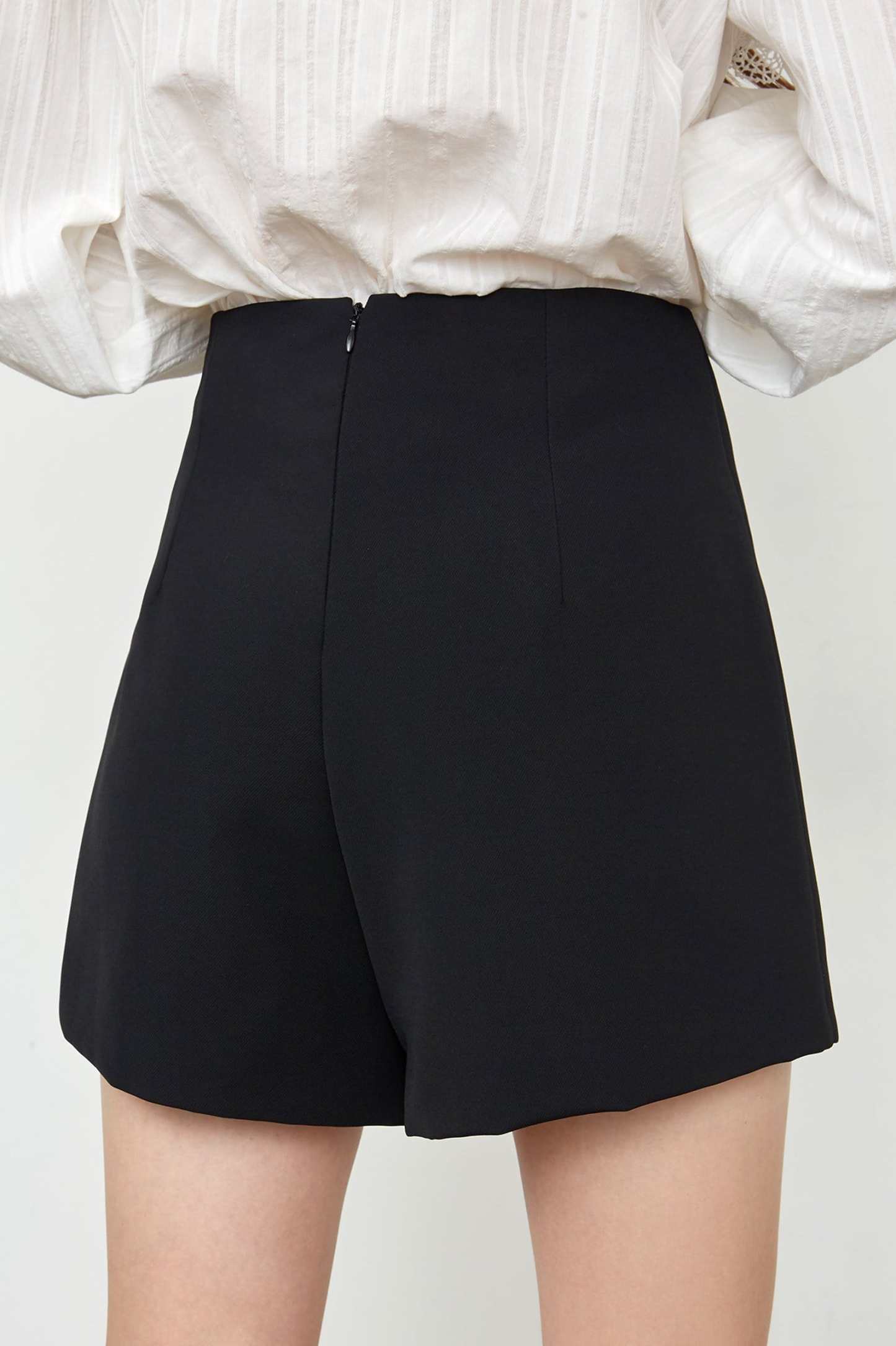 Brystol Black Asymmetrical Skirt