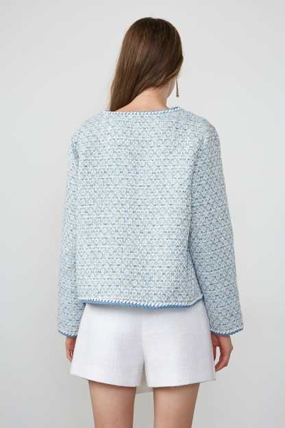 Allister Sky Blue Button-Up Jacket