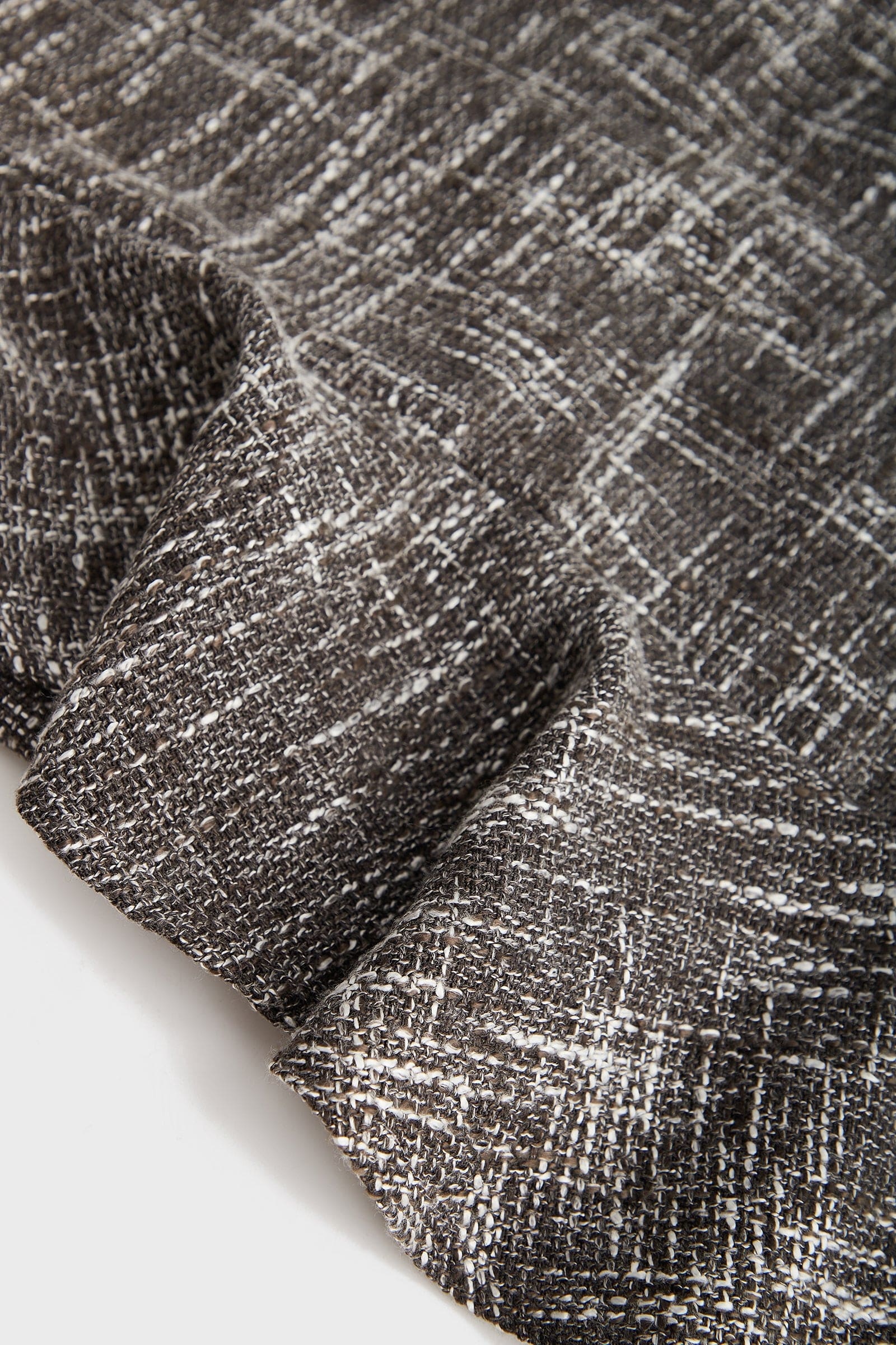 Dim Grey Mermaid Hem Mini Dress