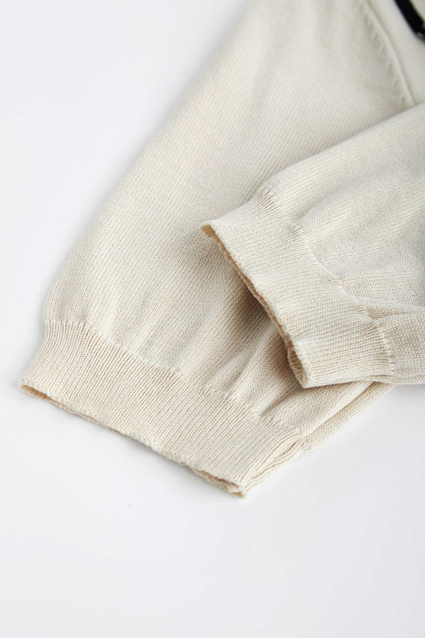 Anika Cornsilk Lapel Sweater