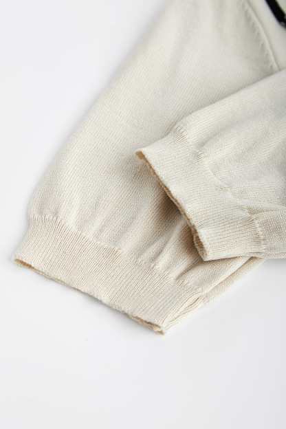 Anika Cornsilk Lapel Sweater