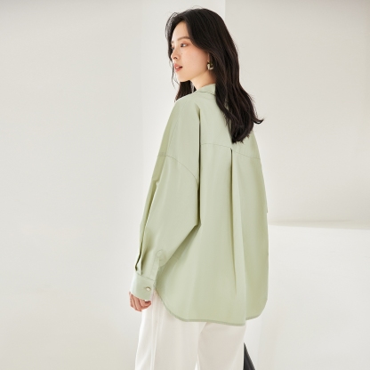 Whitlee Green Frilly Shirt