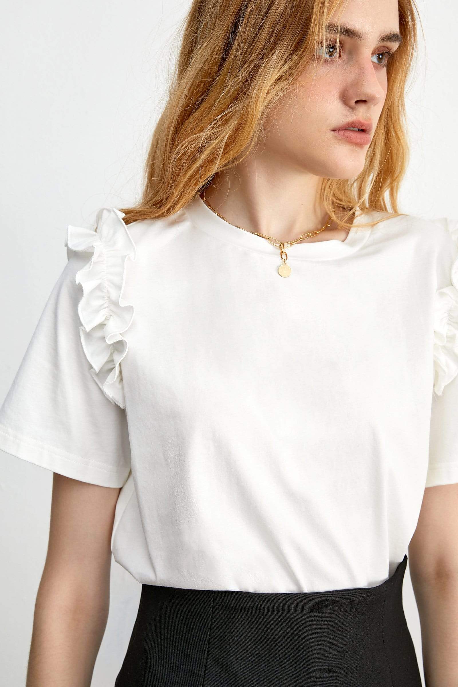 Mackenzie White Blouse