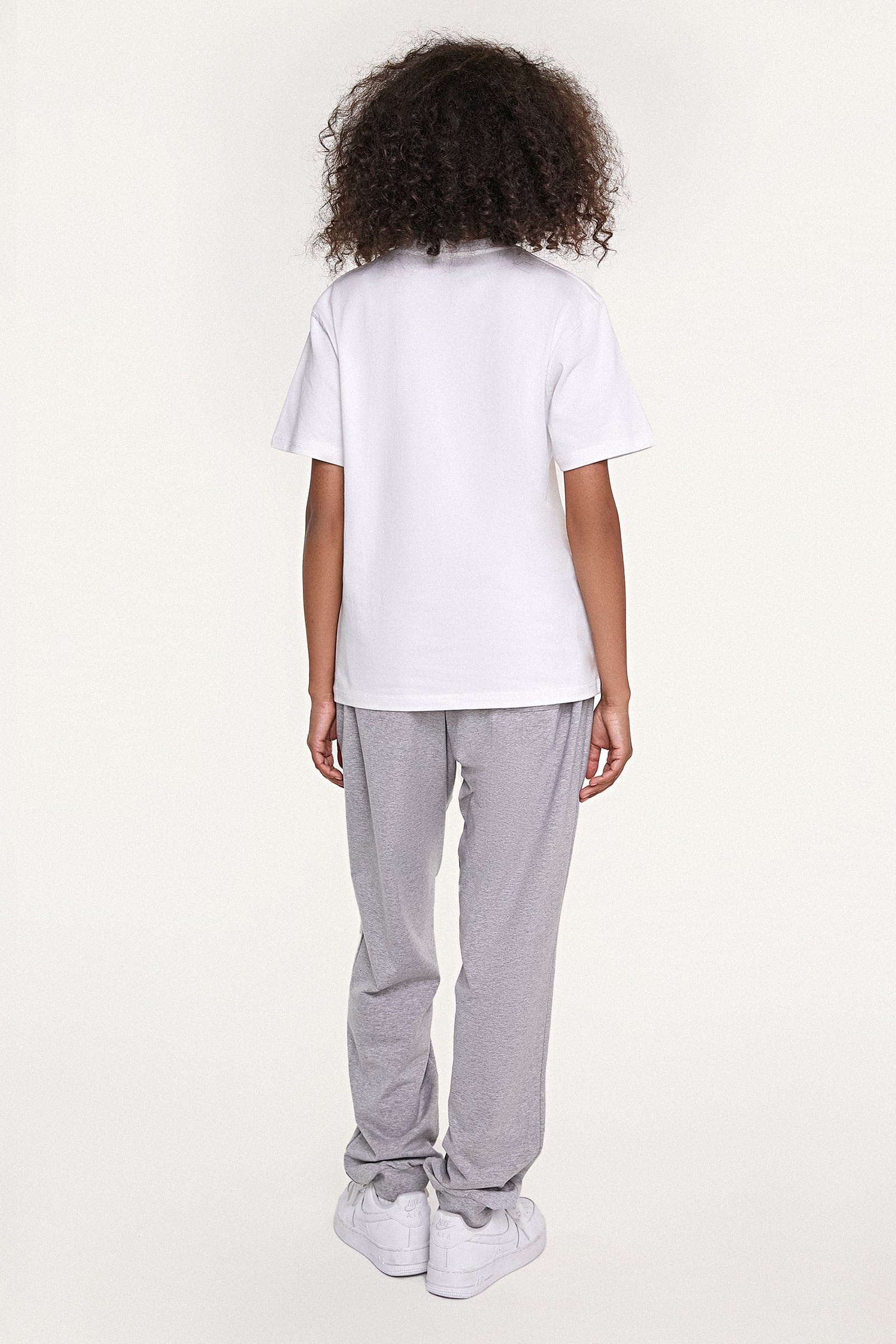 Women’s White Chest-Pocket Cotton T-Shirt