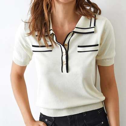 Anika Cornsilk Lapel Sweater