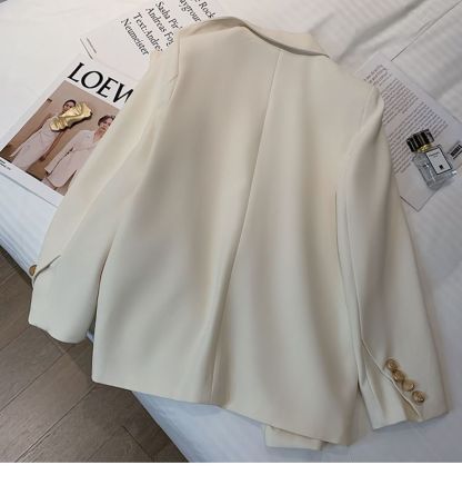 Beige H-shaped blazer