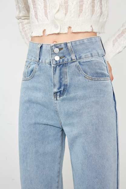 Auria Light Blue Ankle Jeans