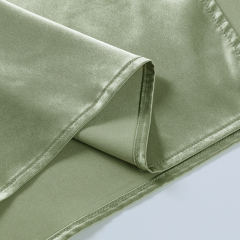 Green Slip Backless Split Dress