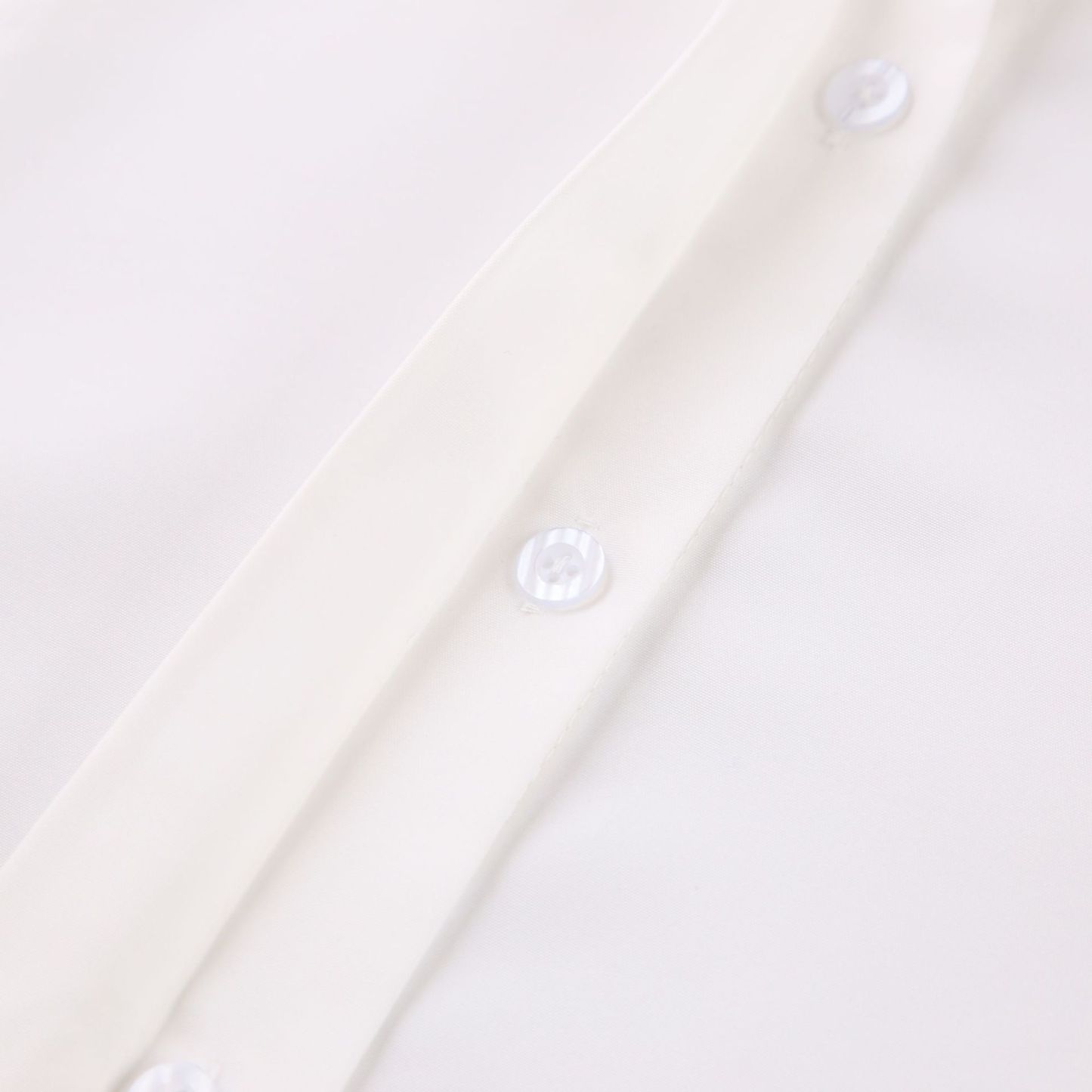 Autumn New Right-Angle Shoulder White Shirt Commuter Temperament Design Sense Niche Long-Sleeved Shirt