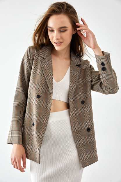 Ayesha Wheat Professional Blazer Jacket