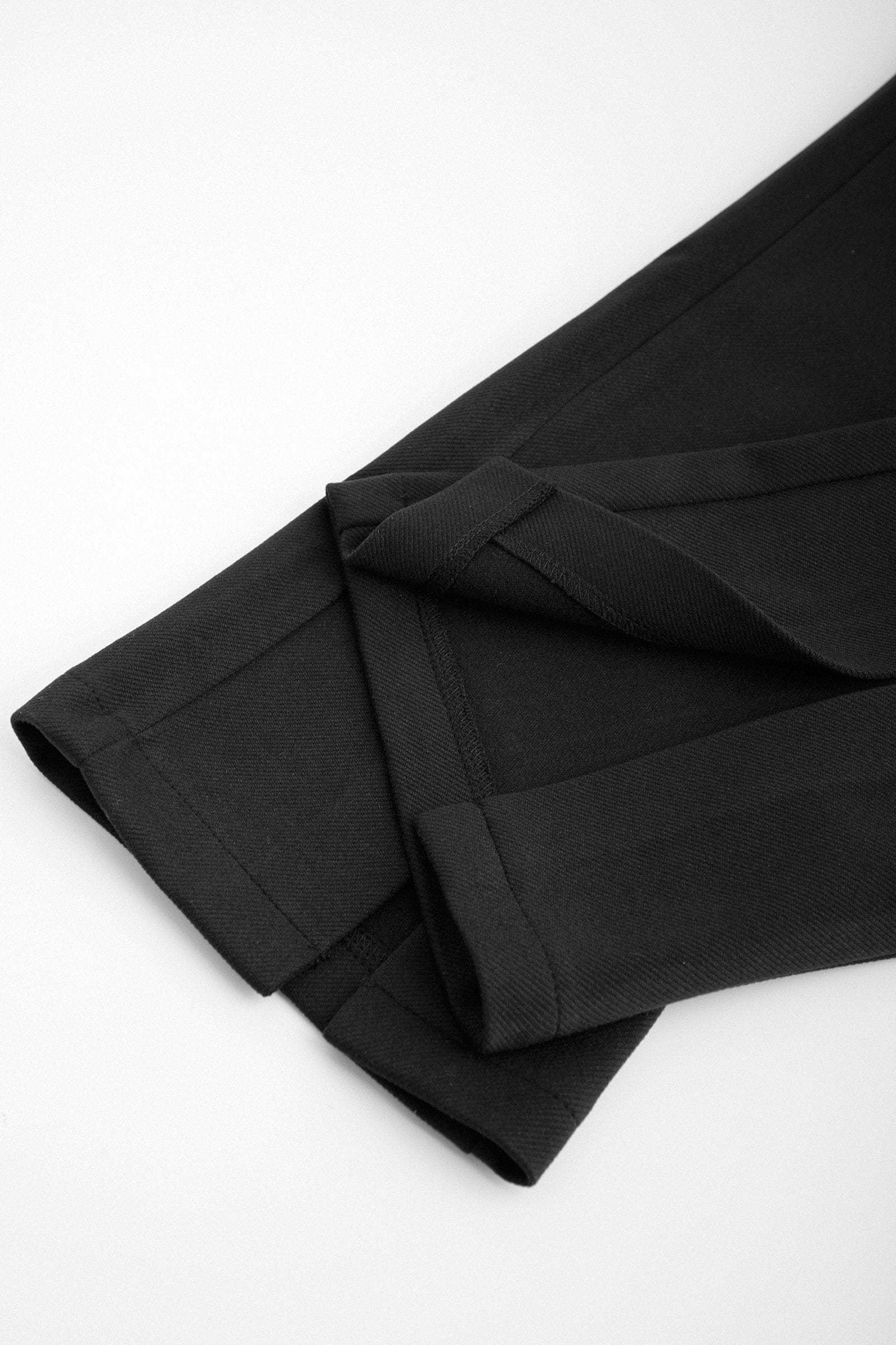 Ebrill Black Straight Leg Pants