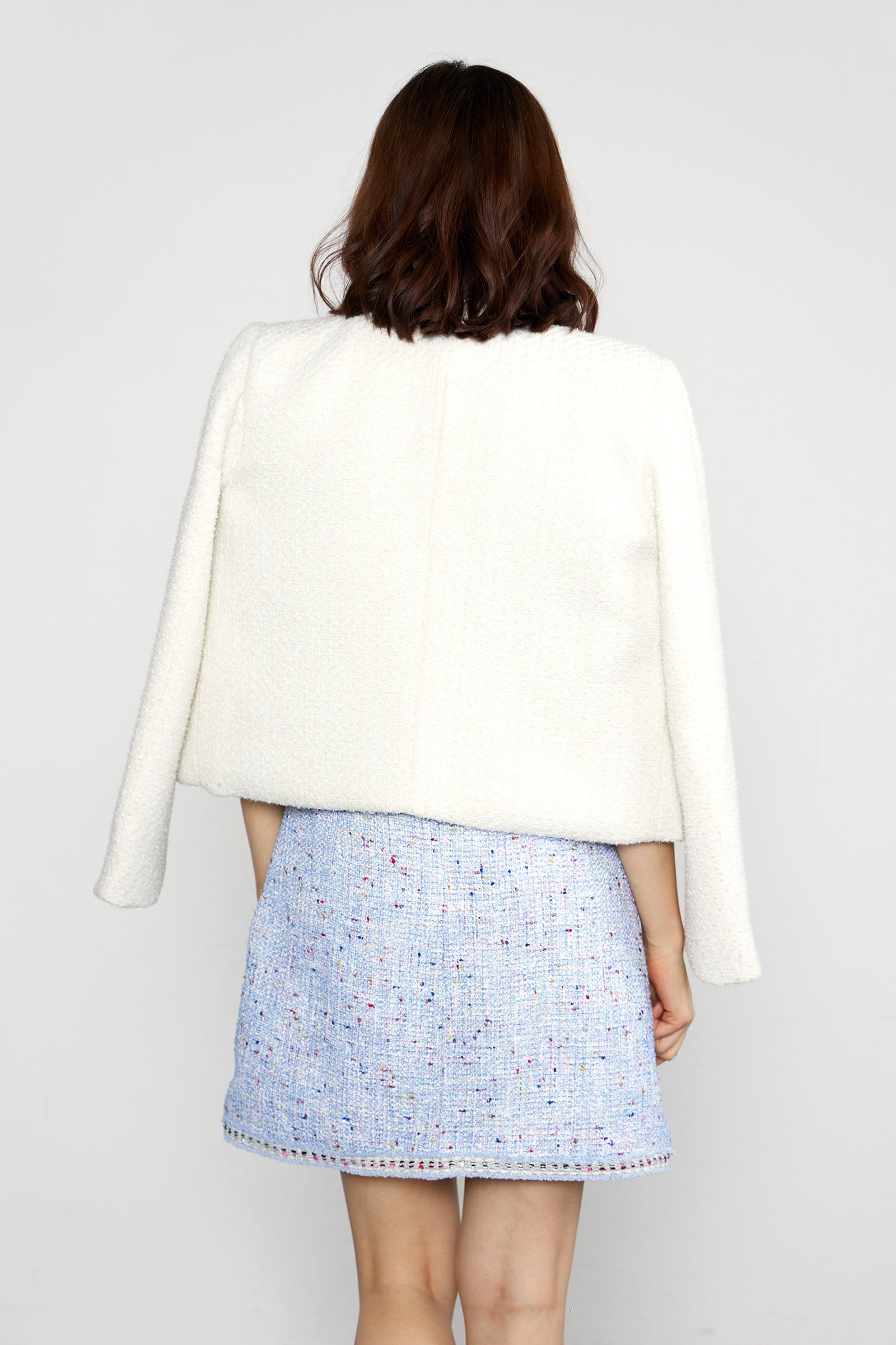 April Ivory Button Up Jacket