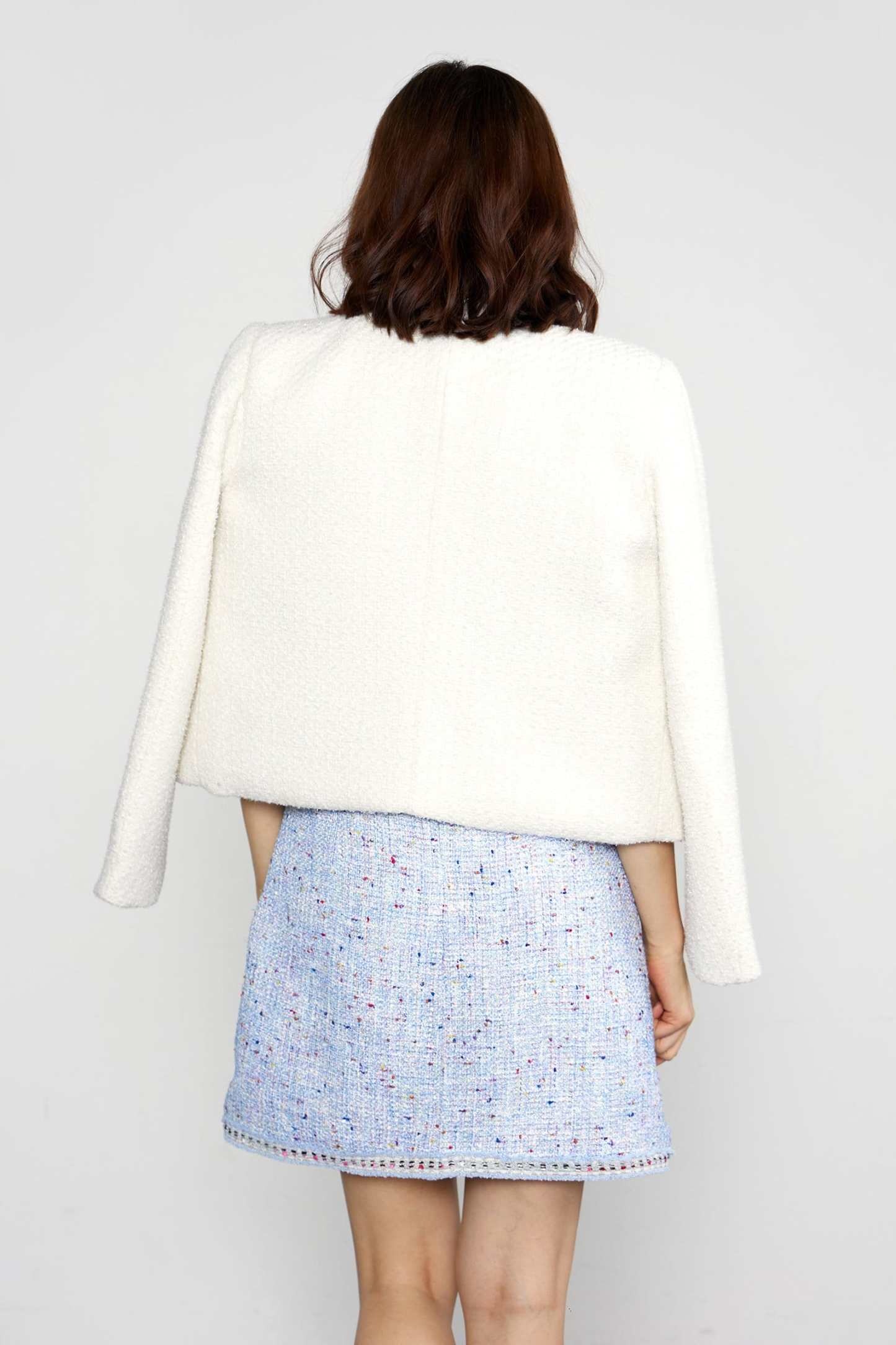 April Ivory Button Up Jacket