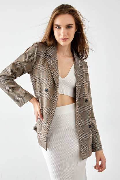 Ayesha Wheat Professional Blazer Jacket