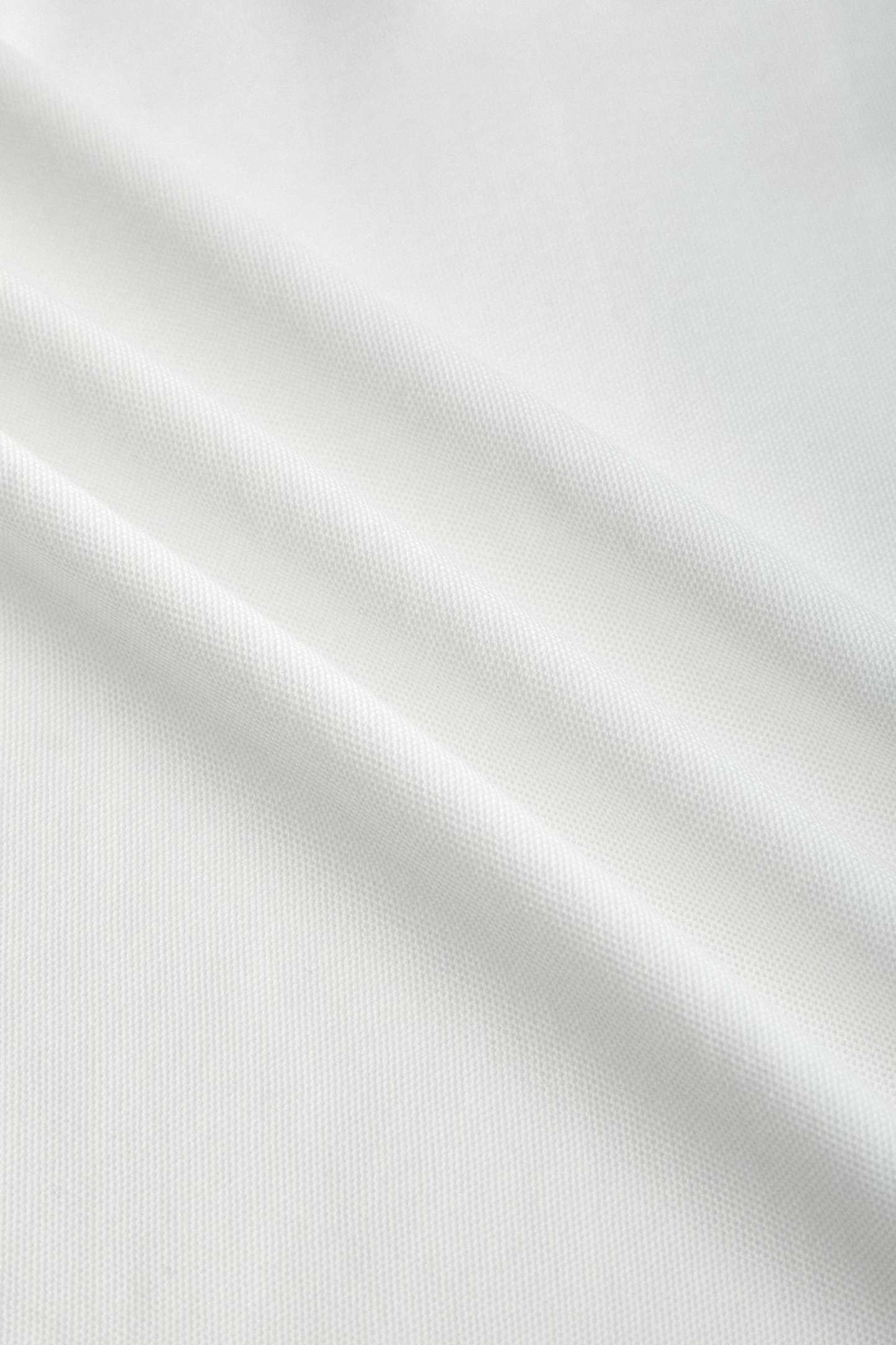 White Contrast Trim Embroidery Polo T-shirt